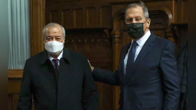 'Abdulaziz Kamilov Moskvada Sergey Lavrov bilan uchrashdi'ning rasmi
