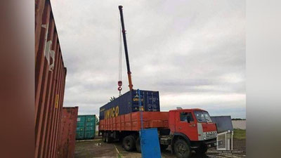 Изрображение 'Под Наманганом началось строительство новой карантинной зоны'