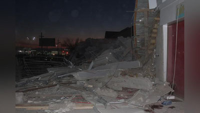 Изрображение 'Создана правительственная комиссия по изучению причин обрушения дома в Джизаке'