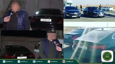 'Xalqaro ahamiyatdagi avtomobil yo`lida "Poyga" o`ynagan "Mercedes-Benz" va "Malibu" haydovchilari jazolandi'ning rasmi