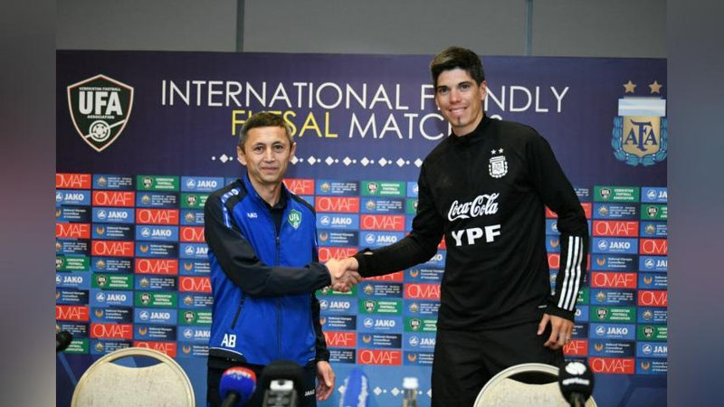 Изрображение 'Чемпионы мира по футзалу приехали в Ташкент сыграть с нашей сборной (видео)'