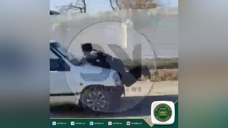 'Buxoroda "Tiko" haydovchisi YPX xodimini avtomobil kapotida sudrab ketdi'ning rasmi