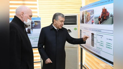 'Prezident Farg`onadagi 16 qavatli yangi uy-joylarni ko`zdan kechirdi'ning rasmi