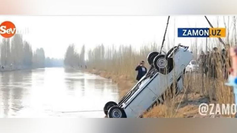 'Farg`onada erkak mashinasini qasddan Katta Farg`ona kanaliga cho`ktirib yubordi. O`zi, sobiq xotini va 5 yashar qizchasi halok bo`lgan (video)'ning rasmi