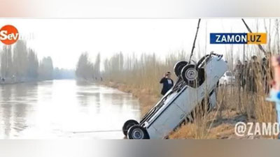 'Farg`onada erkak mashinasini qasddan Katta Farg`ona kanaliga cho`ktirib yubordi. O`zi, sobiq xotini va 5 yashar qizchasi halok bo`lgan (video)'ning rasmi