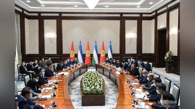 'Qirg`iziston Prezidenti pandemiya davrida O`zbekiston tomonidan ko`rsatilgan yordam uchun minnatdorlik bildirdi'ning rasmi