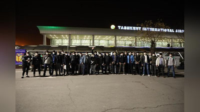 'Mehnat ta`tili olib kelgan 39 nafar fuqaro Koreya Respublikasiga jo`nab ketdi'ning rasmi