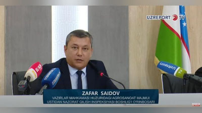 'Sifatsiz yog`-moy ishlab chiqarayotgan 16 ta korxona bo`yicha huquqni muhofaza qilish organlariga material kiritilgan — Zafar Saidov'ning rasmi