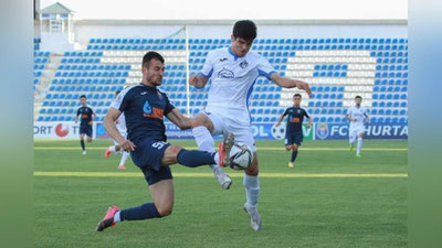 'G`uzorda «Sho`rtan» sharmandali hisobda mag`lub bo`ldi. Raqib - debyutant'ning rasmi