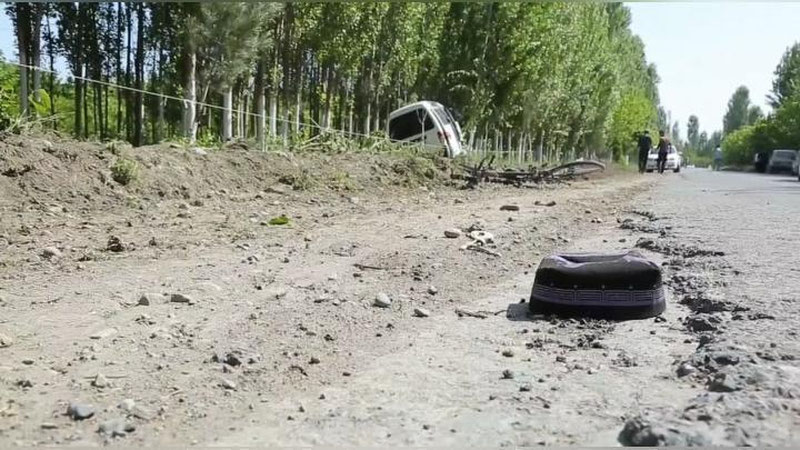 'Dang`arada “Damas” va velosiped ishtirokida mudhish YTH sodir bo`ldi. Qurbon bor'ning rasmi