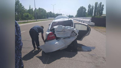 'Chinozda "Damas" haydovchisi YPX inspektorining radar o`rnatilgan "Neksiya-3"ini "pachoqladi"'ning rasmi