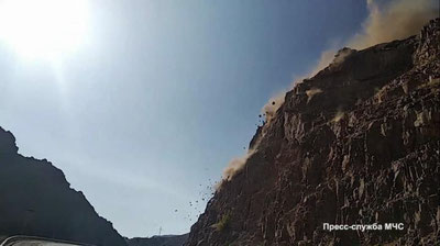 '“Qamchiq” dovonidagi toshlar qulayapti. FVV holat yuzasidan ma`lumot berdi(video)'ning rasmi