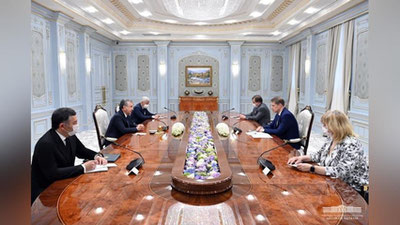 'Shavkat Mirziyoev Rossiya sog`liqni saqlash vazirini qabul qildi'ning rasmi