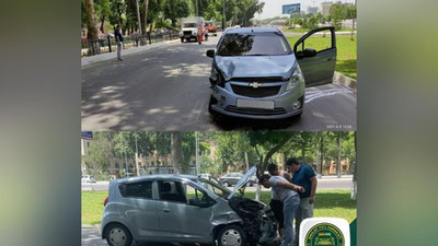 'Toshkentda buzilayotgan reklama banneri harakatlanayotgan Spark ustiga quladi (video)'ning rasmi