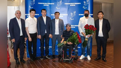 'Osiyo Paralimpiya qo`mitasi prezidenti O`zbekistonga keldi'ning rasmi