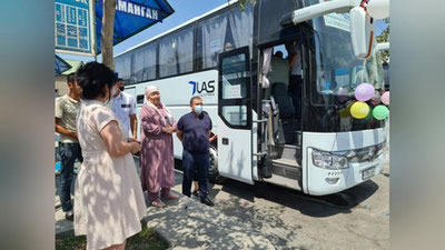 'Aholi talabi bilan Farg`ona – Qo`qon yo`nalishida avtobus qatnovi yo`lga qo`yildi'ning rasmi