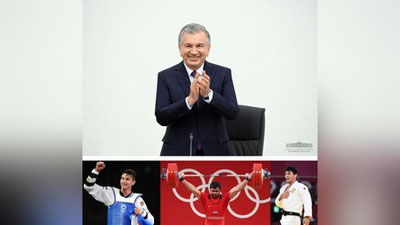 'Videoselektor yig`ilishi chog`ida Prezidentga Olimpiadadagi ikkinchi oltin medal haqida xabar berildi'ning rasmi