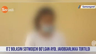 'Samarqandda 6 karra O`zbekiston chempioni 4 kunlik chaqalog`ini sotayotganida ushlandi (video)'ning rasmi