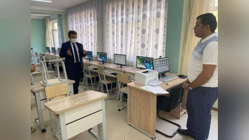 'Xalq ta`limi vaziri poytaxt maktablarining holati bilan tanishdi(foto)'ning rasmi