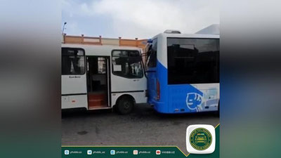 'Andijonda ikkita avtobus o`rtasida avtohalokat sodir bo`ldi(Video)'ning rasmi