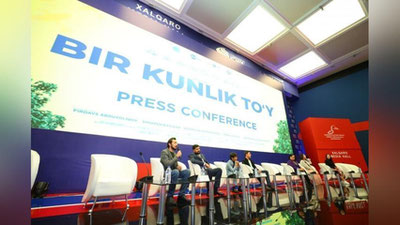 '“Bir kunlik to`y” komediyasining maxsus namoyishi bo`lib o`tdi'ning rasmi