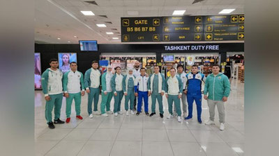 'O`zbekiston lg`ir atletikachilari Turkiya va Ukraina yig`iniga jo`nab ketishdi'ning rasmi
