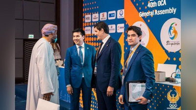 'БААда бўлиб ўтган Осиё Олимпия кенгашининг юбилейида “Toshkent-2025” лойиҳаси эътибор қозонди'ning rasmi