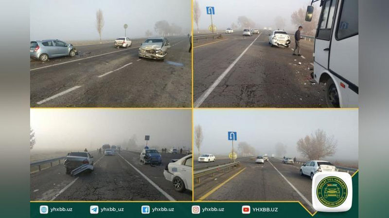 'Тошкент вилоятида 5 та машина иштирокида ЙТҲ содир бўлди'ning rasmi