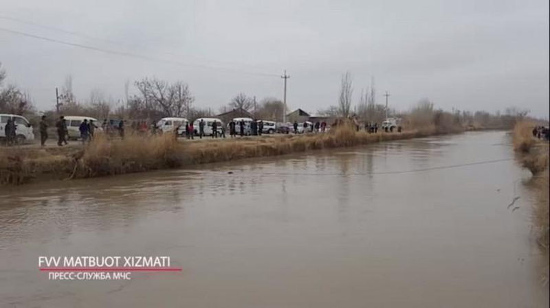 'Бухорода ҳайдовчиси бошқарувни йўқотган “Cobalt” катта каналга тушиб кетди (видео)'ning rasmi