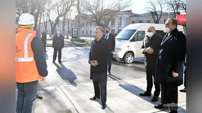 Изрображение 'Шавкат Мирзиёев ознакомился с проектами Tashkent Central Park и Tashkent city mall (фото)'