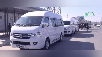 'Қарши – Китоб йўналишида замоанавий микроавтобуслар қайтнови йўлга қўйилди'ning rasmi