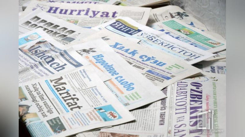 'So`nggi 10 yillikda gazetalar soni 283 taga kamaygan'ning rasmi