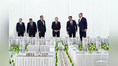 Изрображение 'В Фергане строится новый массив "Янги Узбекистон"'