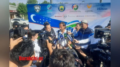 Изрображение 'В Ташкент прибыли легенды итальянского футбола'