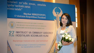 '"Darakchi.uz" бош муҳаррири Фарида Эгамбердиева Президент фармонига кўра давлат мукофоти билан тақдирланди'ning rasmi