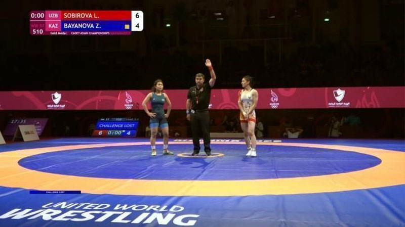 'Кураш: Лайлохон Собирова Осиё чемпиони бўлди'ning rasmi