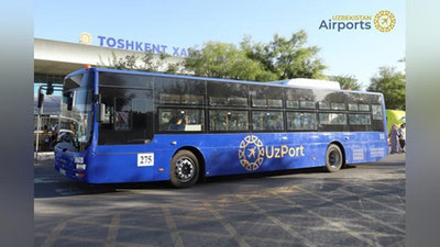 Изрображение 'В аэропорту Ташкента запустили бесплатный шаттл-бас между терминалами'