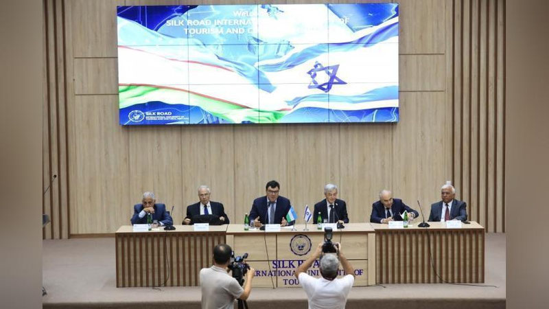 '“Ipak yo`li” xalqaro turizm va madaniy meros universitetida Birinchi O`zbekiston-Isroil akademik forumi o`tkazildi'ning rasmi