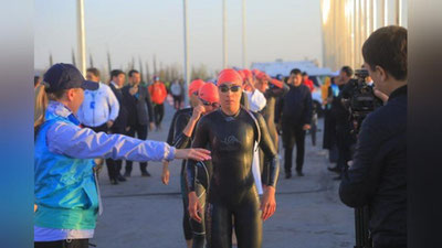 'Samarqandda triatlon bo`yicha Osiyo kubogi start oldi (video)'ning rasmi