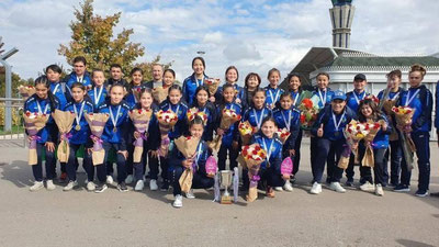 Изрображение 'Женская команда Узбекистана по футболу U-15 выиграла чемпионат Центральной Азии'