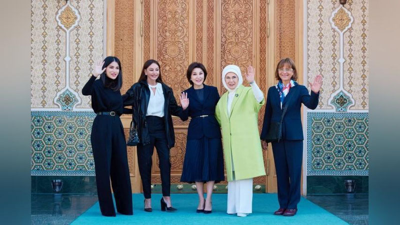 Изрображение 'Первые леди стран-участниц саммита ОТГ в Самарканде посетили комплекс «Вечный город» (фото, видео)'