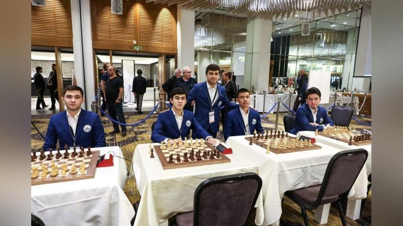 'Шахмат бўйича жаҳон чемпионатида Ўзбекистон терма жамоаси вице-чемпионга айланди'ning rasmi