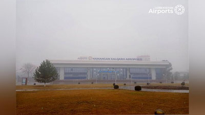 Изрображение 'Плохая видимость ограничила работу аэропорта в Намангане'