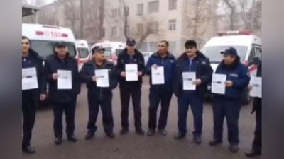 'Tezlik uchun jarimalar kelayotganidan shikoyat qilgan "Tez yordam" haydovchilariga mas`ullar javob berishdi'ning rasmi