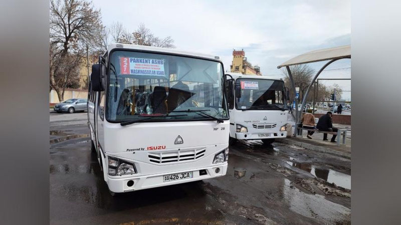 Изрображение 'Открыт новый пригородный автобусный экспресс-маршрут №221 Ташкент - Паркент'