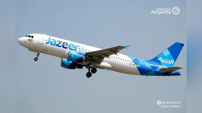 Изрображение 'Jazeera Airways начинает прямые рейсы Эль-Кувейт и Самарканд'