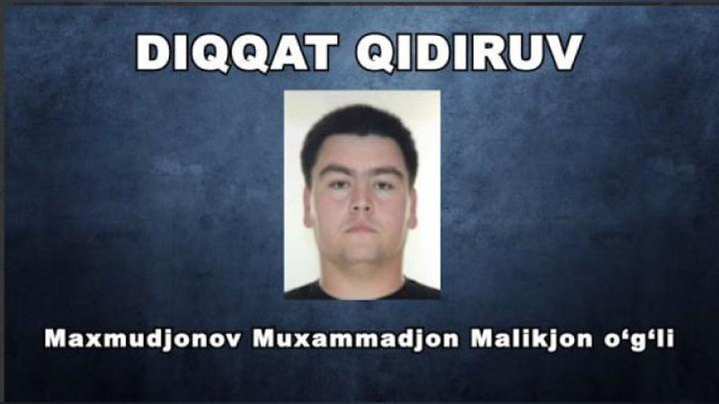 'Tergov organidan yashiringan jinoyatchini topishda yordam so`ralmoqda(video)'ning rasmi