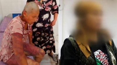 'Qashqadaryoda o`g`li bilan ishqiy munosabatda bo`lgan ayolni urib, sochini qirqqan ota va uning o`g`illari javobgarlikka tortildi (video)'ning rasmi