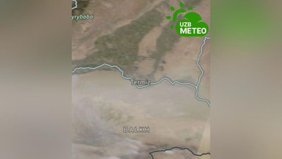 Изрображение 'Сильную пыльную бурю наблюдают в Термезе (видео)'