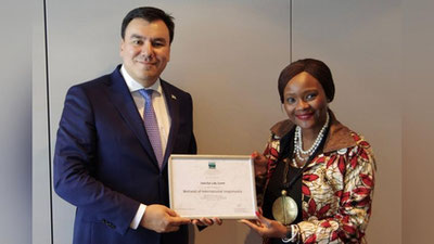 'O`zbekistondagi Sudoche ko`li xalqaro ahamiyatga ega bo`lgan Ramsar suv-botqoq erlari ro`yxatiga kiritildi'ning rasmi